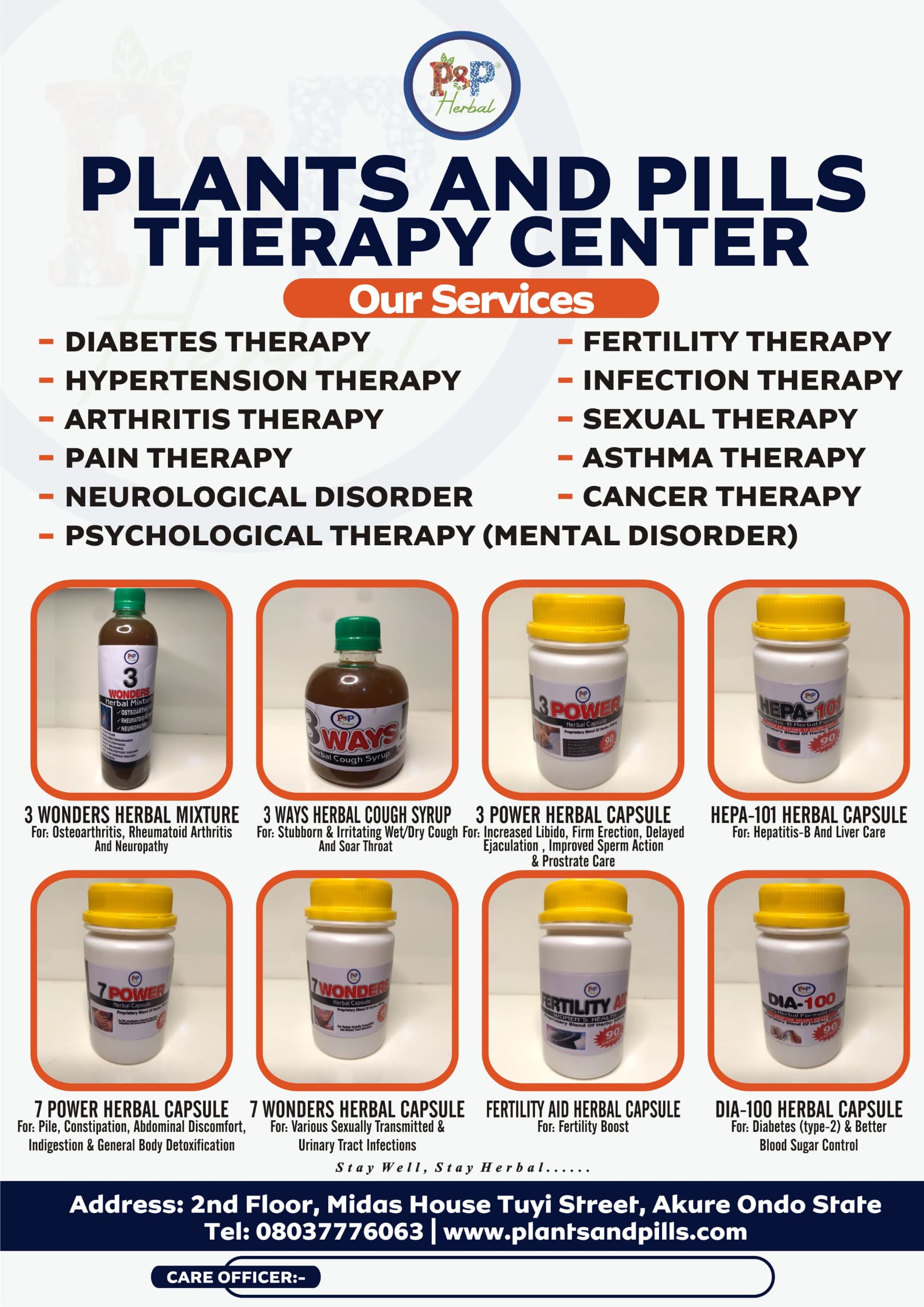 Plants And Pills Therapy Center